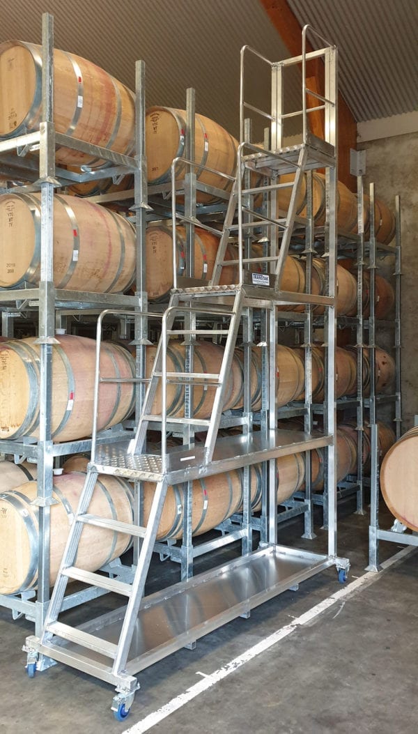 Transtak Wine Barrel Store Platform