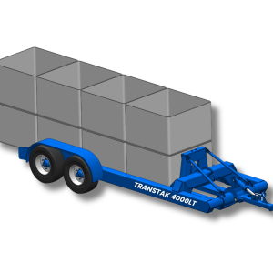 4000LT - 8 Bin Trailer